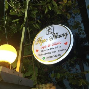 Hộp đèn tròn hút nổi